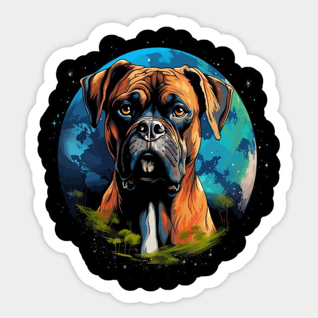 Boxer Earth Day Sticker by JH Mart